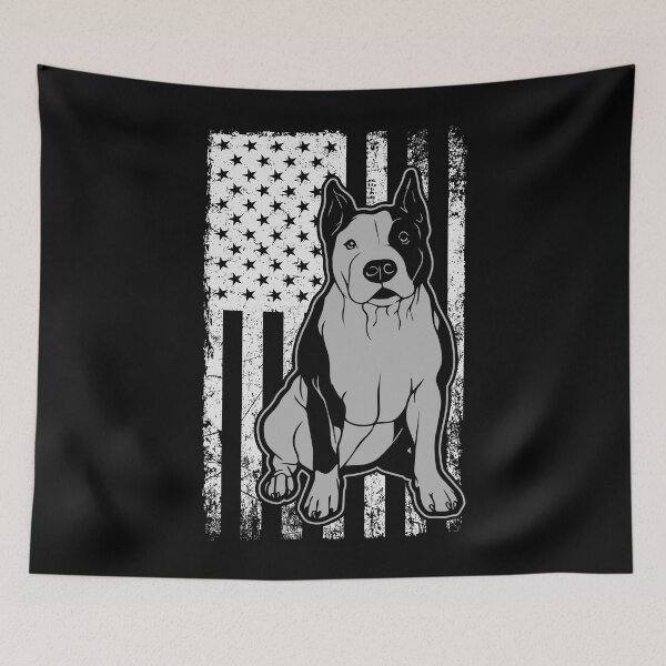 Item preview, American Flag | Pitbull | Patriotic Dog | USA | July 4th designed and sold by Ravenvine.