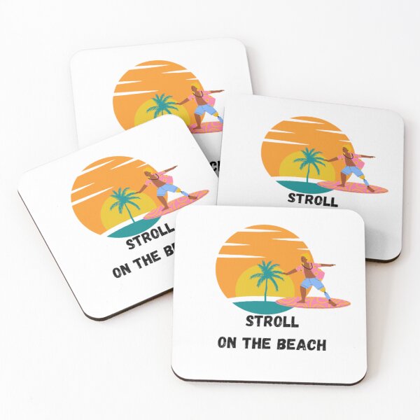 Item preview, Stroll on the beach California, Stroll On The Beach Good Vibes Classic T-Shirt  designed and sold by m-m-rstore.