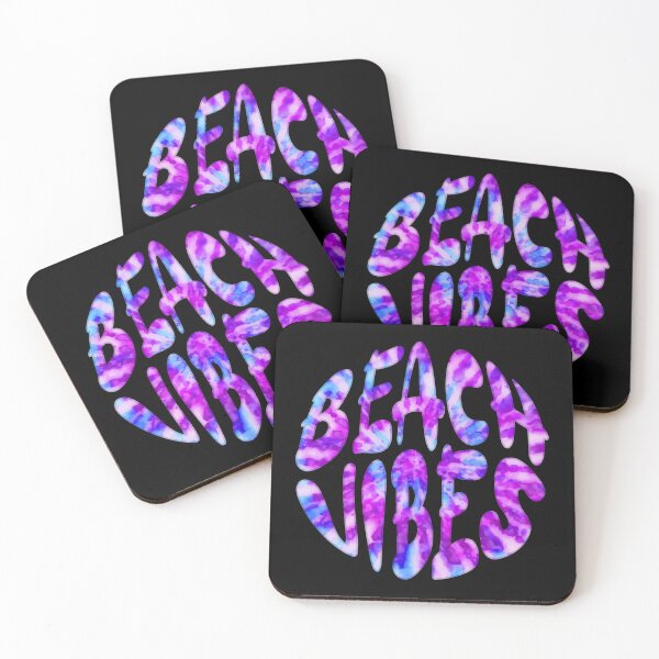 Item preview, Beach Vibes Tie Die Type Design designed and sold by blackdogshop.