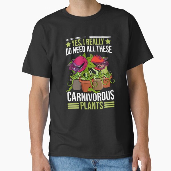 Aperçu de l'œuvre Plantes Carnivores Cadeau Hommes Sarracenia Venus Fly Trap créée et vendue par DSWShirts.