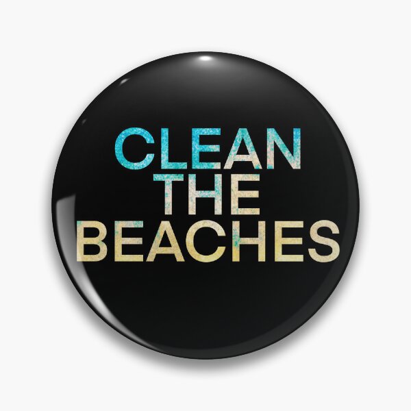 Item preview, Clean the Beaches, Save the Ocean Sticker designed and sold by DesignsByPw.