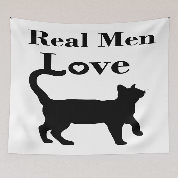 Item preview, Real Men Love Cats  designed and sold by Deborah Camp.