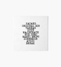 Drum & Bass Artists Art Board