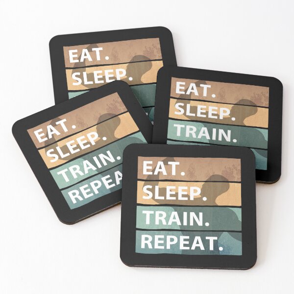 Item preview, EAT. SLEEP. TRAIN. REPEAT. - EAT SLEEP TRAIN REPEAT  designed and sold by MOONINSPIRATION.