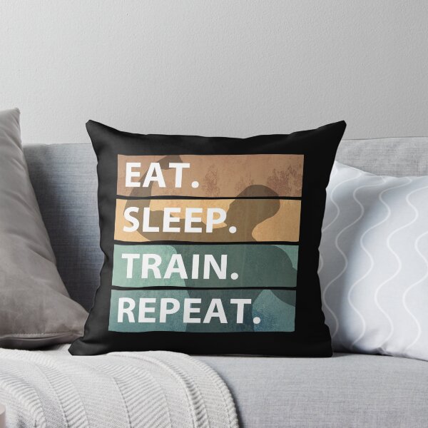 Item preview, EAT. SLEEP. TRAIN. REPEAT. - EAT SLEEP TRAIN REPEAT  designed and sold by MOONINSPIRATION.