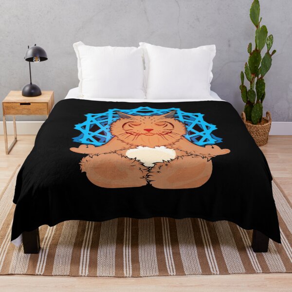 Item preview, Maine Coon Cat Meditating Yoga Gift Women Meditate Cat designed and sold by DSWShirts.