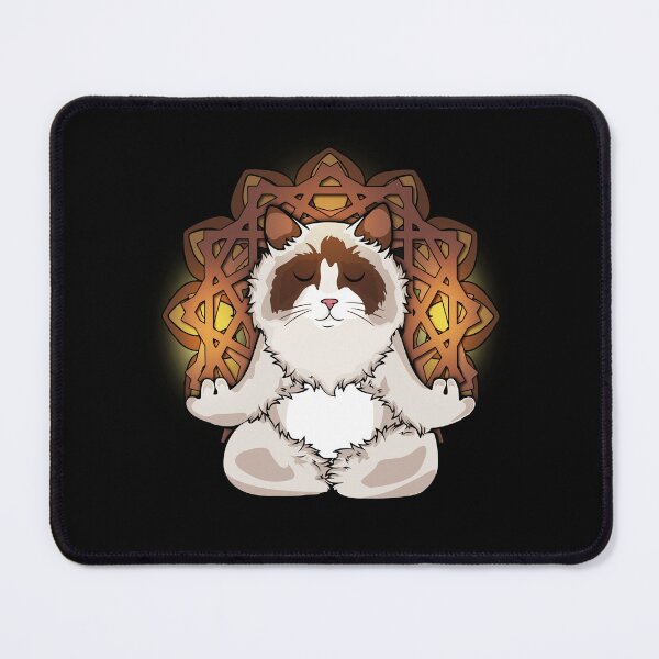 Item preview, Ragdoll Cat Meditation Gift Women Cat Relaxation Yoga designed and sold by DSWShirts.
