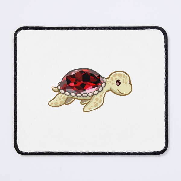 Item preview, Garnet Cute Sea Turtle Sticker designed and sold by 10six.