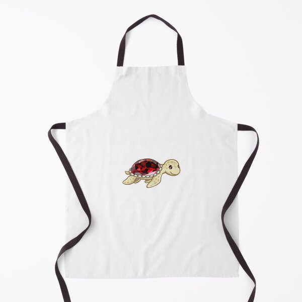 Item preview, Garnet Cute Sea Turtle Sticker designed and sold by 10six.