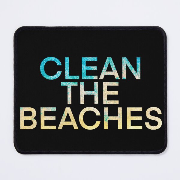 Item preview, Clean the Beaches, Save the Ocean Sticker designed and sold by DesignsByPw.