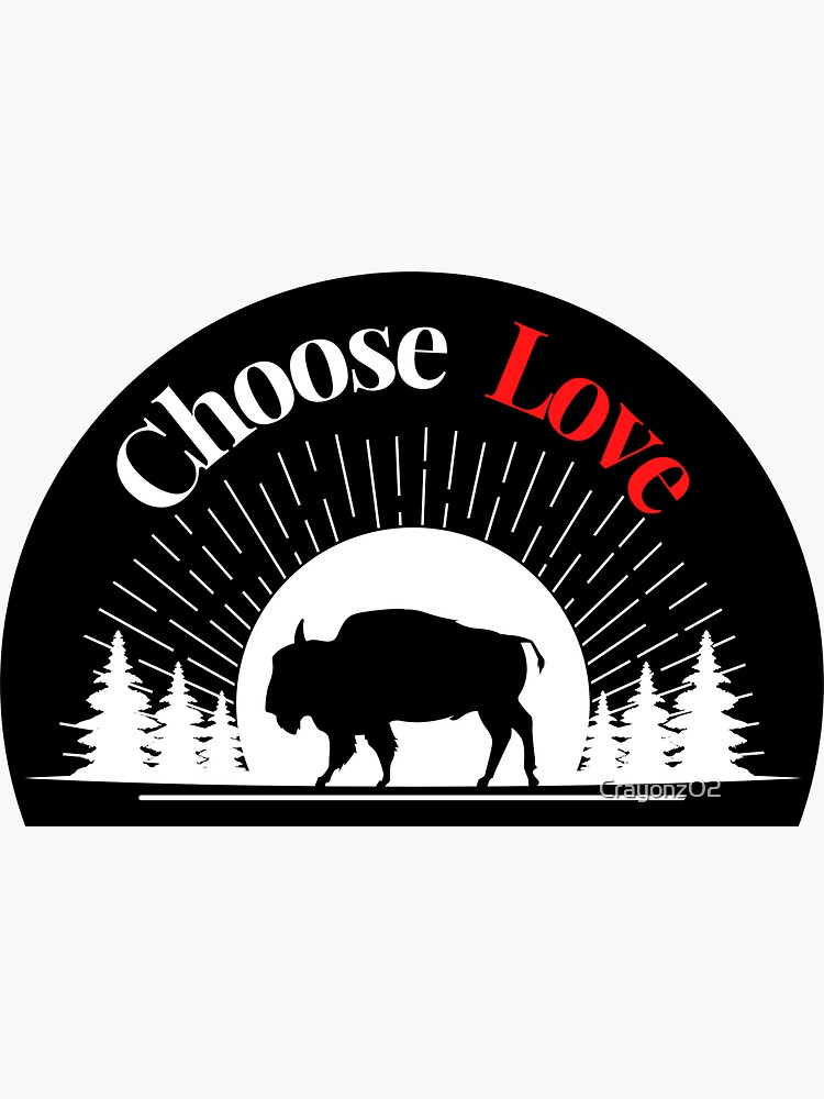 Buffalo Bills Choose Love T-shirt for Sale by 456hashi, Redbubble