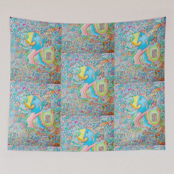 Item preview, Attack of the Virus Monster designed and sold by Laurie Miller.