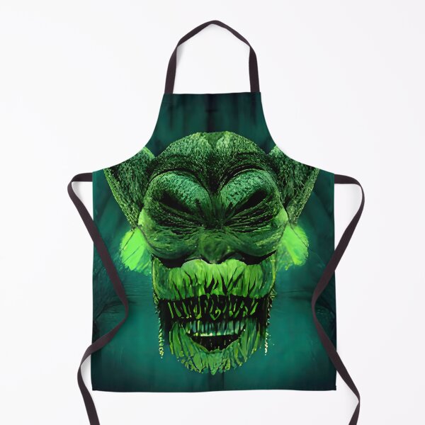Item preview, Green Horned Monster designed and sold by PlacidHinds.