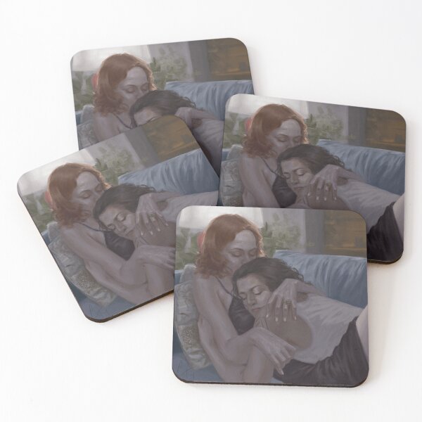 Item preview, ART PRINT Flaviera - From the fandom to the fandom series - Abrazo designed and sold by Swartmaan.