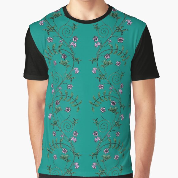 teal pink shirt