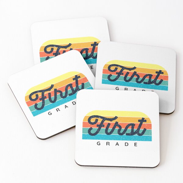 Item preview, First Grade 1st Grader Elementary Retro Rainbow Teacher designed and sold by SocialLook.