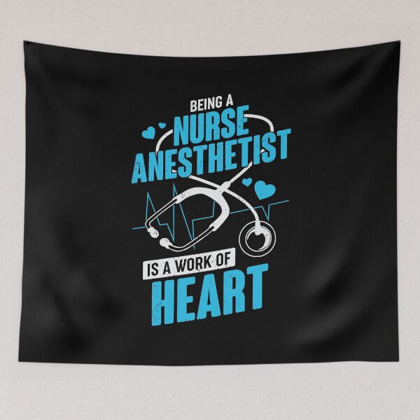 Item preview, Being A Nurse Anesthetist Is A Work Of Heart designed and sold by Marcid95.