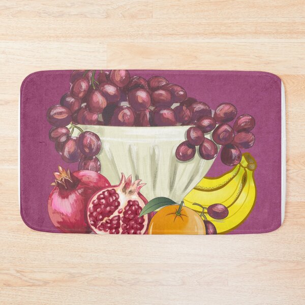 Item preview, A blueberry pomegranate orange banana grape fruit basket designed and sold by Kawaiishizz.