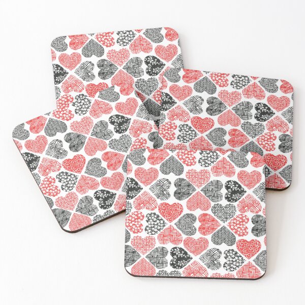 Item preview, Hearts pattern designed and sold by Lyndsey Hale.