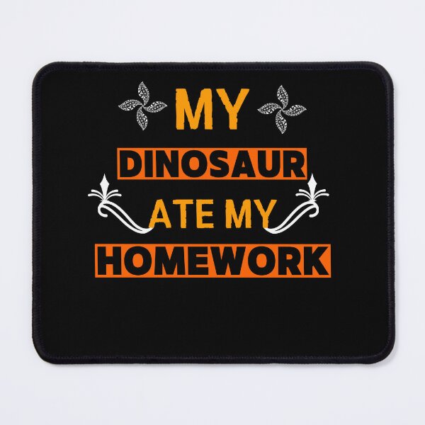 Item preview, MY DINOSAUR ATE MY HOMEWORK shirt designed and sold by Arabi4.
