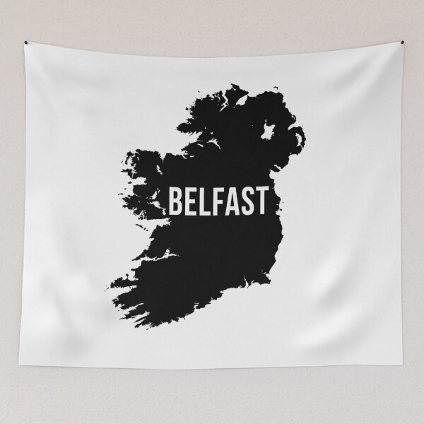 Item preview, Belfast, Ireland Silhouette designed and sold by CartoCreative.