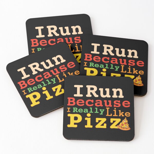 Item preview, I Run Because I Like Pizza, Gift for pizza Lovers designed and sold by NawalMagdy.
