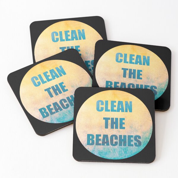 Item preview, Clean the Beaches, Save the Ocean Sticker designed and sold by DesignsByPw.