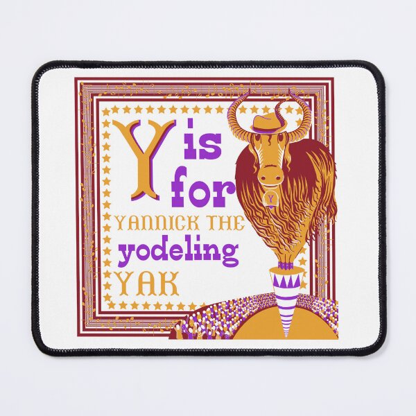 Item preview, Yannick the yodeling Yak designed and sold by Lyndsey Hale.