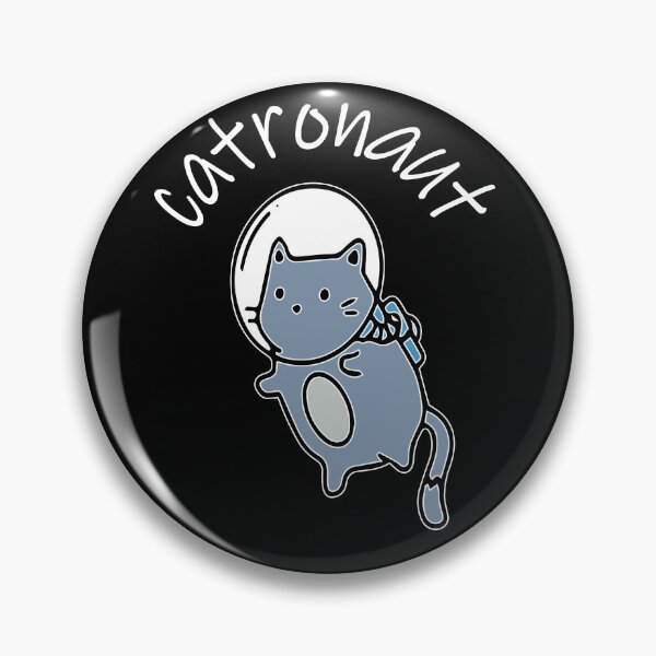 Item preview, catronaut astrocat galacticat astronaut blue cat designed and sold by XXgooddeedXX.