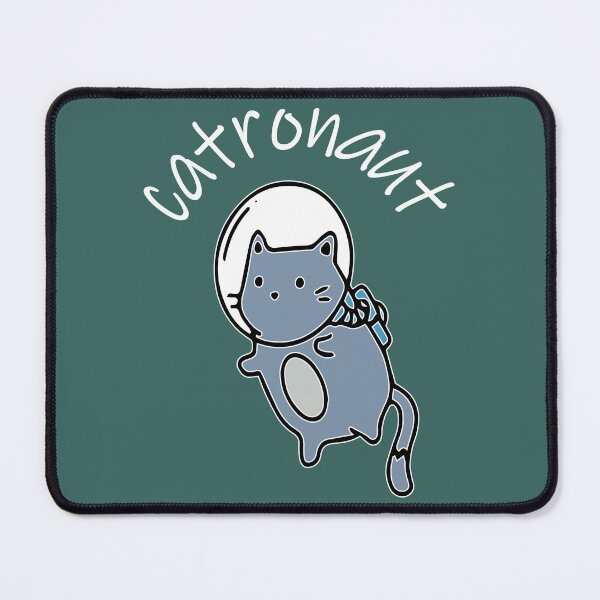 Item preview, catronaut astrocat galacticat astronaut blue cat designed and sold by XXgooddeedXX.