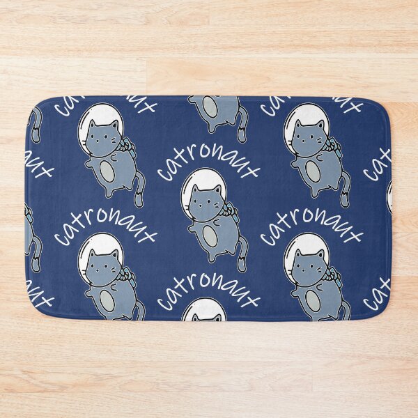 Item preview, catronaut astrocat galacticat astronaut blue cat designed and sold by XXgooddeedXX.
