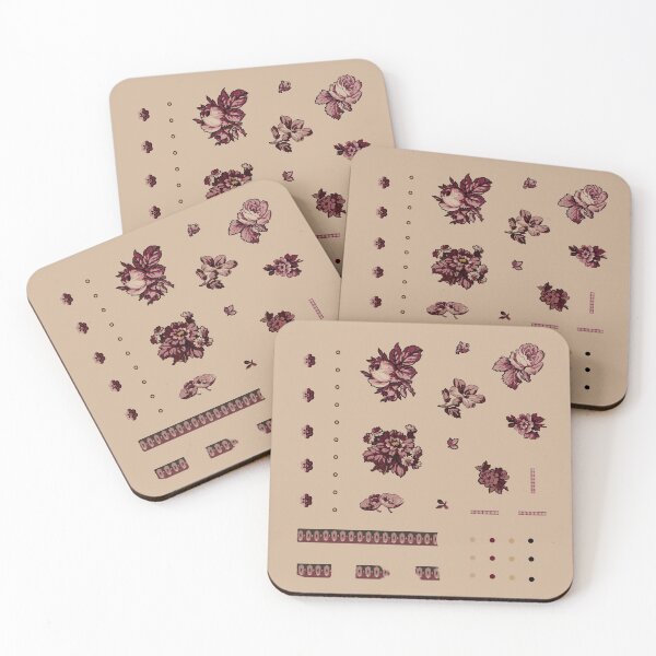 Item preview, 1860s Rosewood Chintz Aesthetic Sheet designed and sold by LochNestFarm.