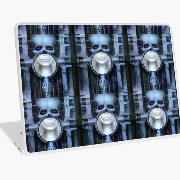 Frauenkopf Laptop Folie