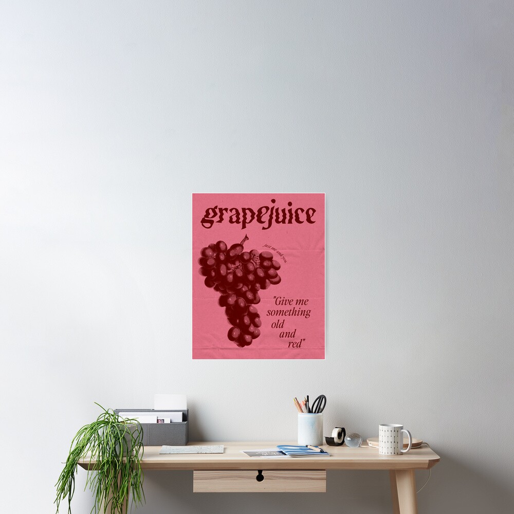 Harrys House Grapejuice Poster