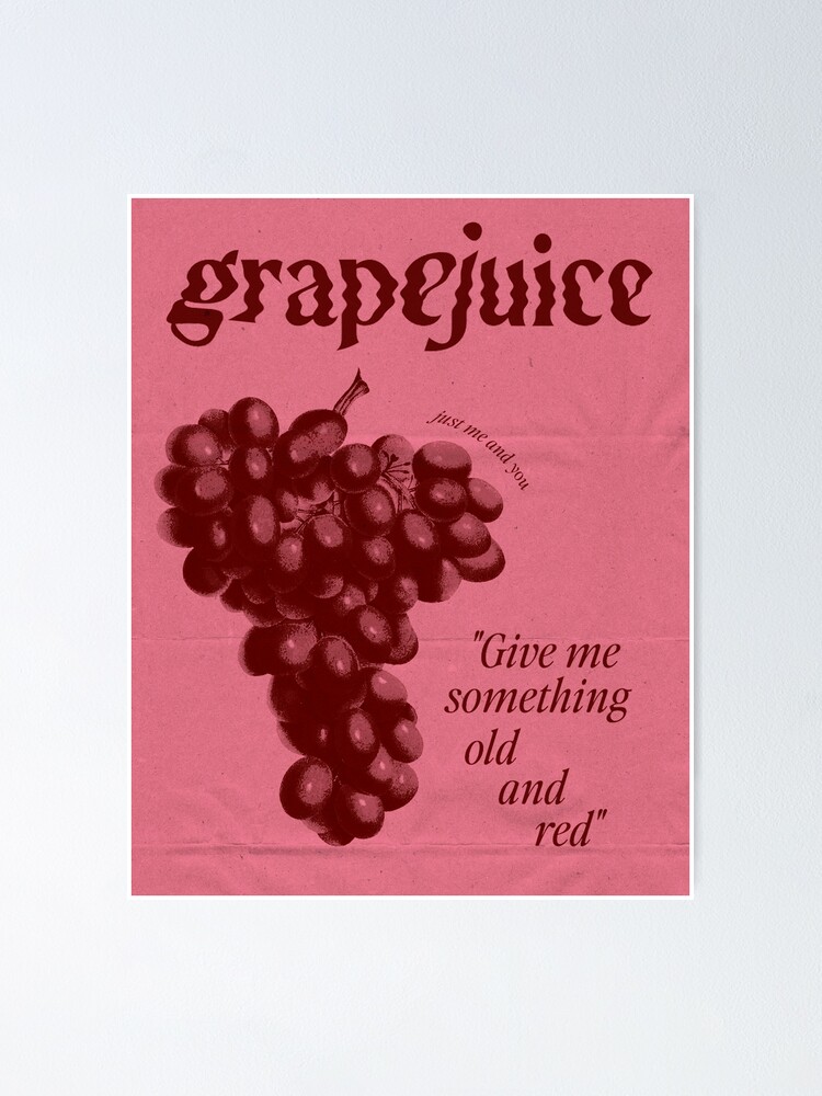 Harrys House Grapejuice Poster