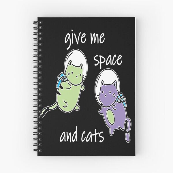 Item preview, give me space and catronaut astrocat galacticat astronaut cute cats designed and sold by XXgooddeedXX.