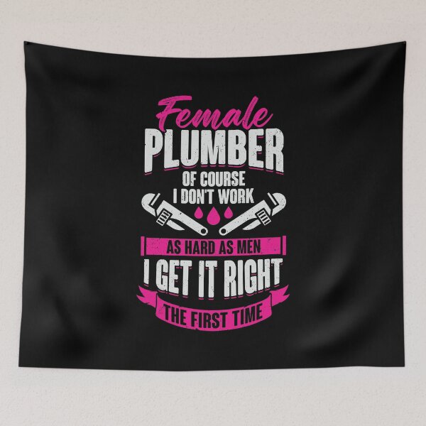 Item preview, Funny Plumbing Female Plumber Girl Gift designed and sold by Marcid95.