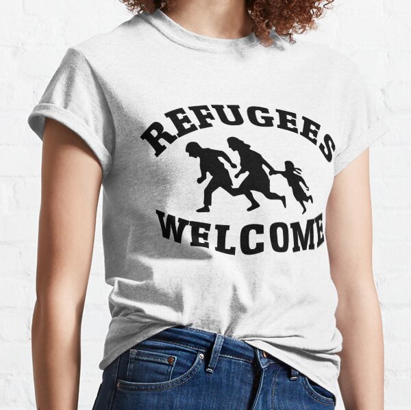 refugees welcome t shirt
