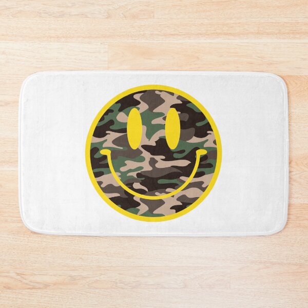 Item preview, Camo Smiley Face designed and sold by Isa Daniels.