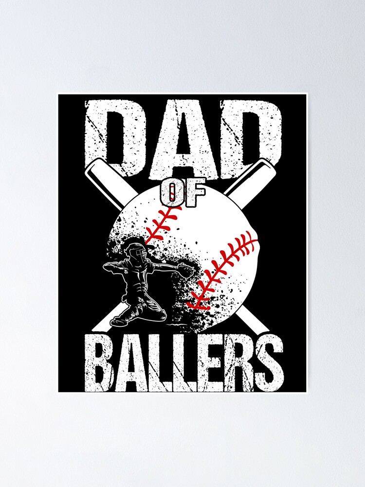 Official Dad Of Ballers Funny Baseball Softball From Son Shirt, hoodie,  sweater, long sleeve and tank top