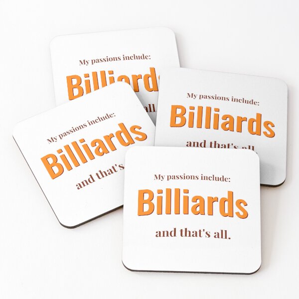 Item preview, Billiards is my passion designed and sold by cooldesignsalot.