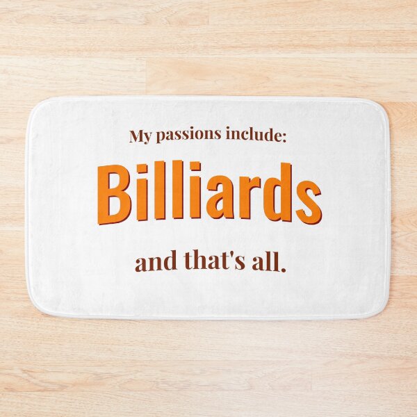 Item preview, Billiards is my passion designed and sold by cooldesignsalot.
