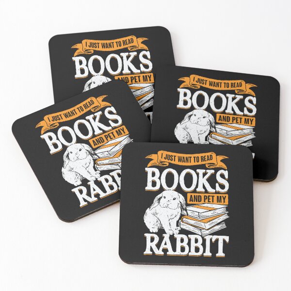 Item preview, I Just Want To Read Books And Pet My Rabbit designed and sold by Marcid95.