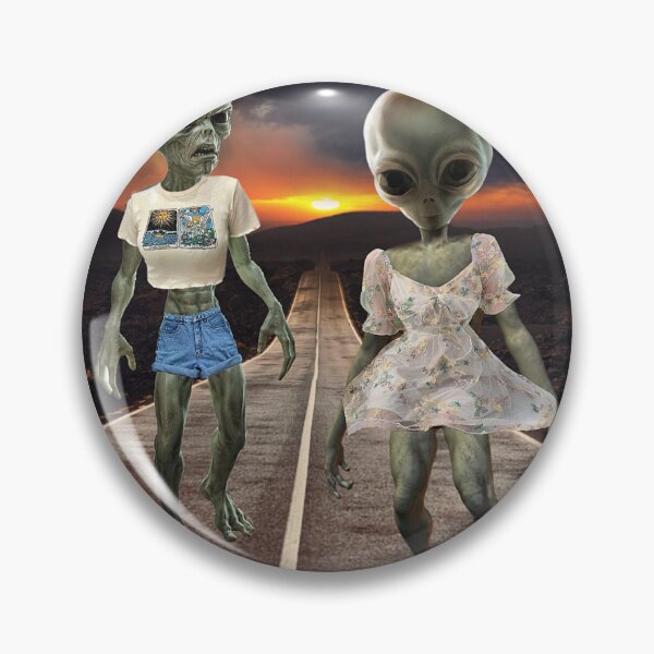 Item preview, An alien couple in  clothes designed and sold by Meriolije.