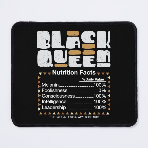 Item preview, Juneteenth Black Queen Nutrition Facts 1865 African American designed and sold by ollalla.