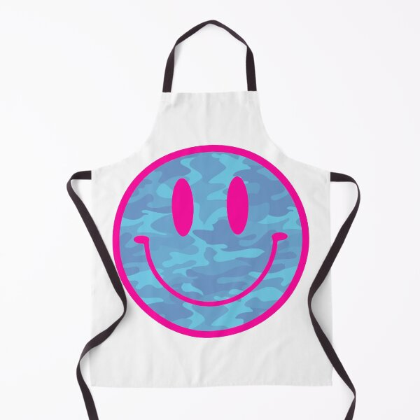 Item preview, Blue Camo Smiley Face designed and sold by Isa Daniels.