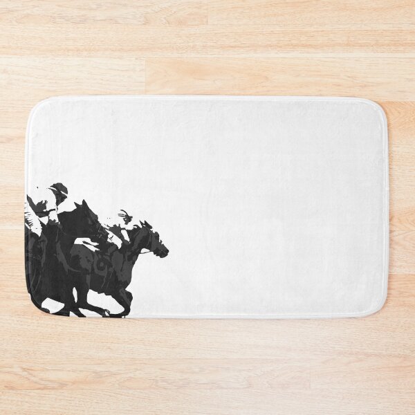 Item preview, Racehorses in black designed and sold by taylorsarttable.