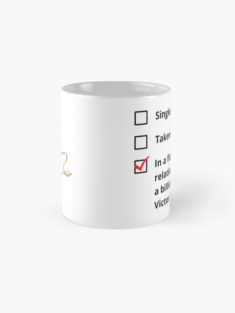 Alternate view of In a fictional relationship with Victor St. Clair Coffee Mug