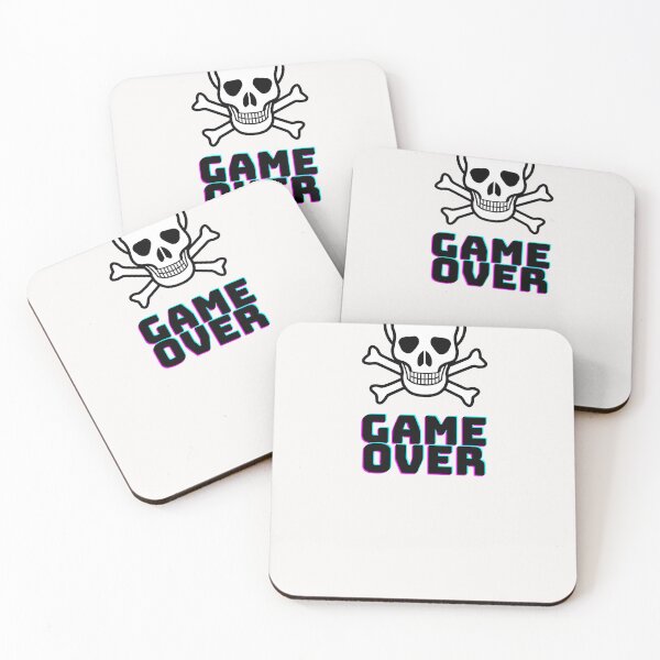 Item preview, GAME OVER Skull designed and sold by yazankh6.