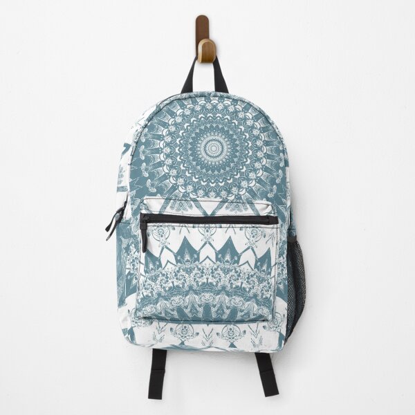 Item preview, Boho Blue Mandala designed and sold by Kelly Dietrich Mandala & Fractal Art.